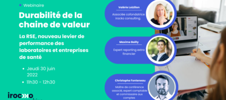 Webinaire – Durabilité de la chaîne de valeur : la RSE, nouveau levier de performance des laboratoires et entreprises de santé ! 